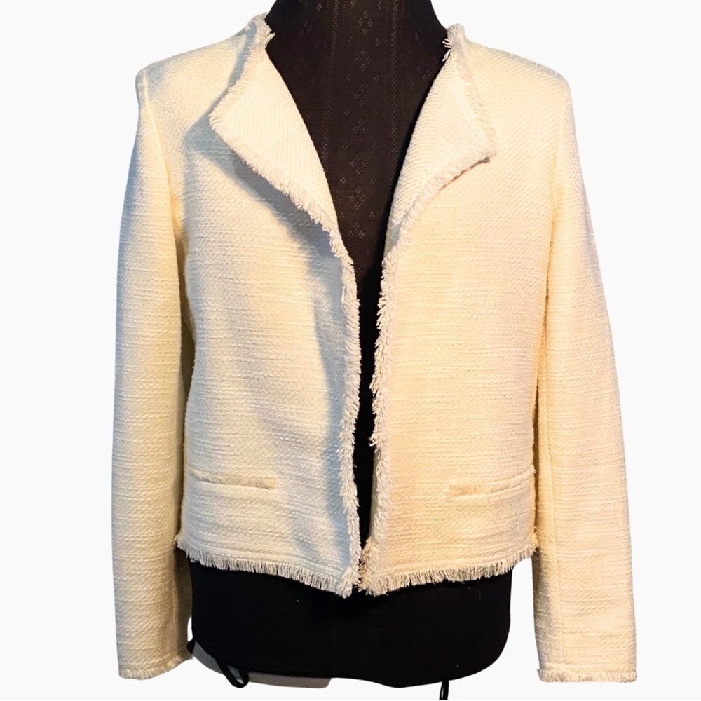 Club Monaco cream Women's Jacket - Picture 4 of 7